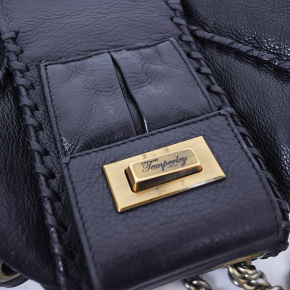 Temperley Leather Bucket Purse Chain Accordion - Picture 4 of 7